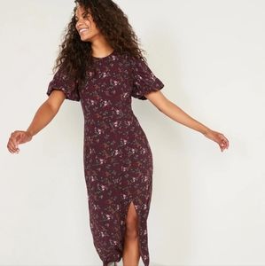 Floral Puff Sleeve Maxi dress